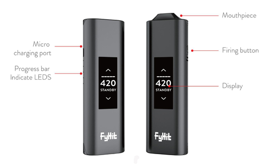 Hybrid E Cig Dry Herb Vaporizer 2 In 1 Convection Ceramic Heating Oven