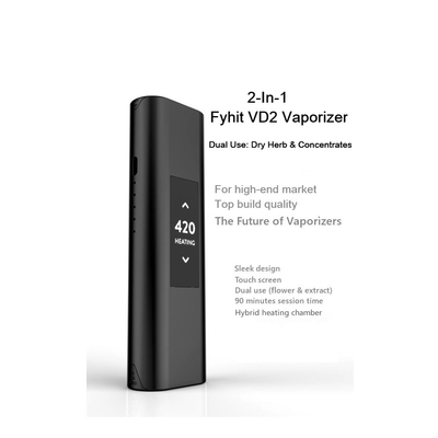 Hybrid E Cig Dry Herb Vaporizer 2 In 1 Convection Ceramic Heating Oven